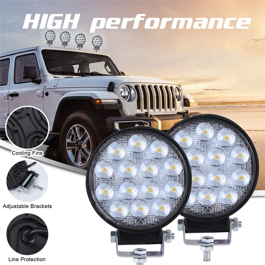 

4'' kongyide car light assembly running fog lights Auto LED Work light bulbs for auto LED for car Round 140W Jun3