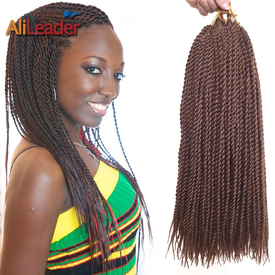 Ombre Senegalese Twist Hair Synthetic Braiding Hair 18inch 75g