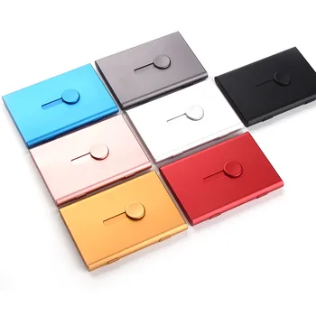 

Personalized Business Card Case Visiting Card Holder Name Card Wallet Customized Logo Wedding Party Business Gift Free Shipping