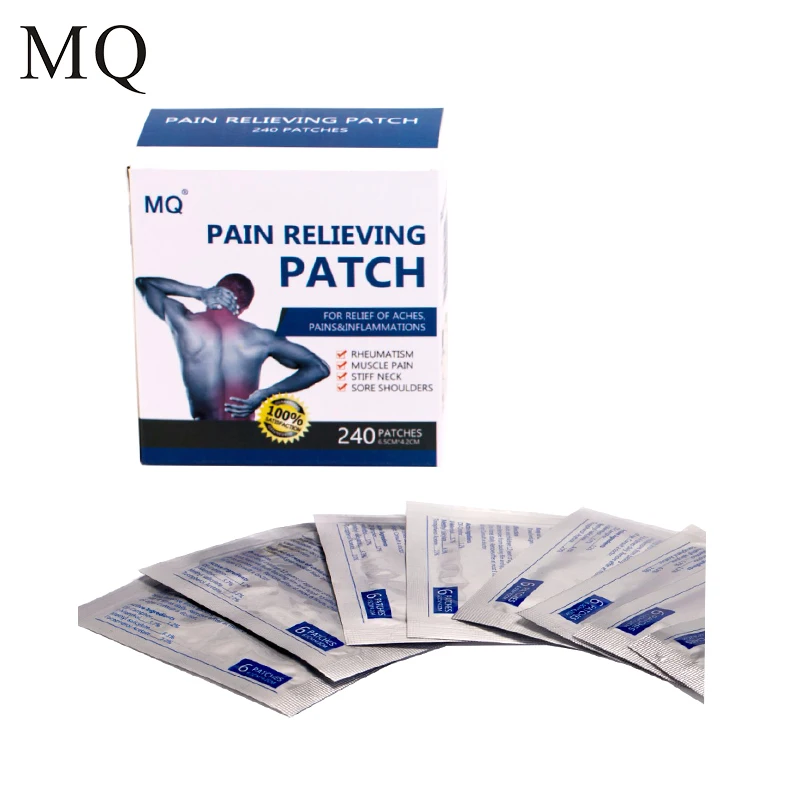 240 Patches / Box 6.5 * 4.2 см обезболивающее патч ревматизм артрит боли штукатурка травяной