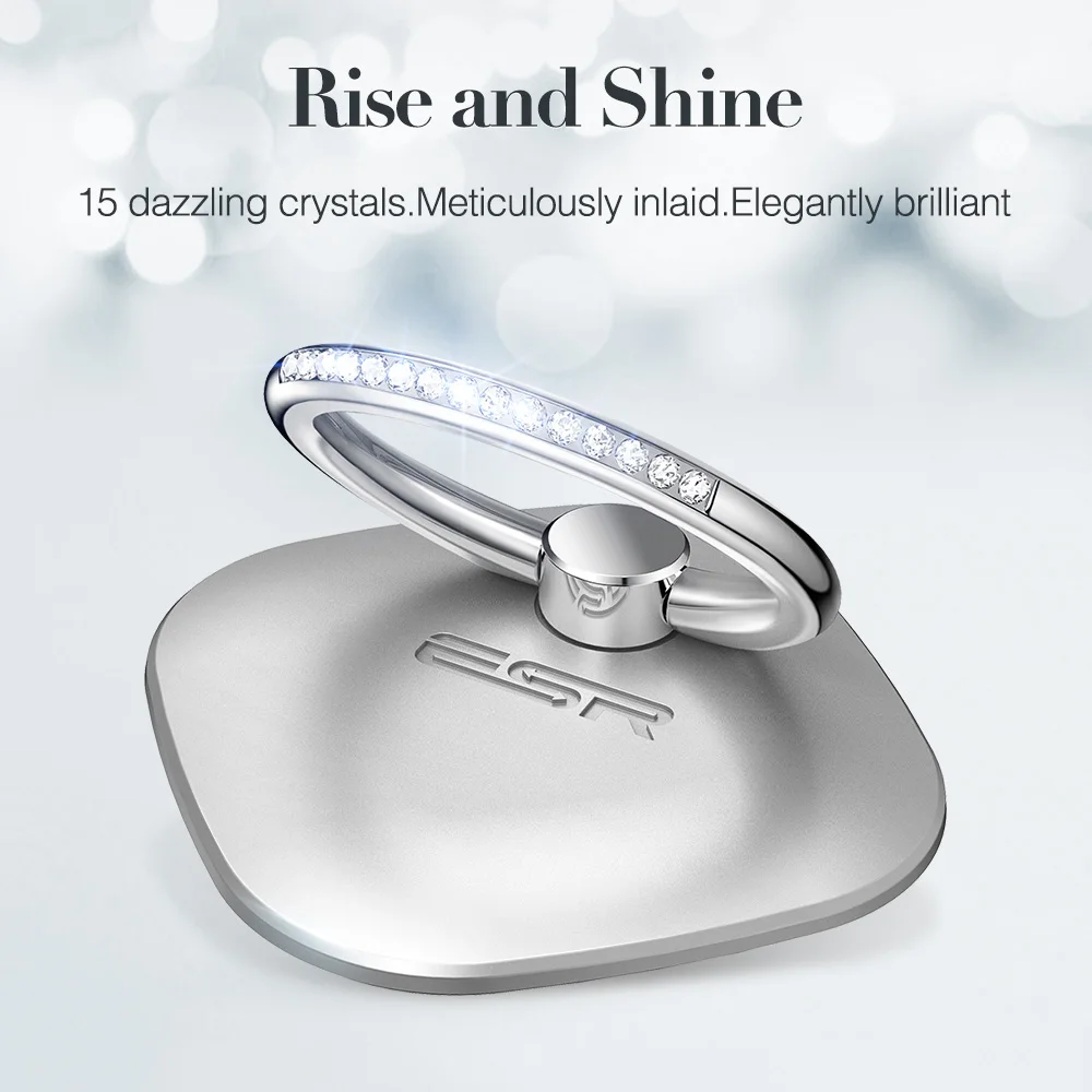 ESR Finger Ring Holder for Samsung S9 360 Degree Mount Holder Stand Mobile Phone Finger Phone Stand for iPhone X 8 7 6 Tablet ESR Finger Ring Holder for Samsung S9 360 Degree Mount Holder Stand Mobile Phone Finger Phone Stand for iPhone X 8 7 6 Tablet