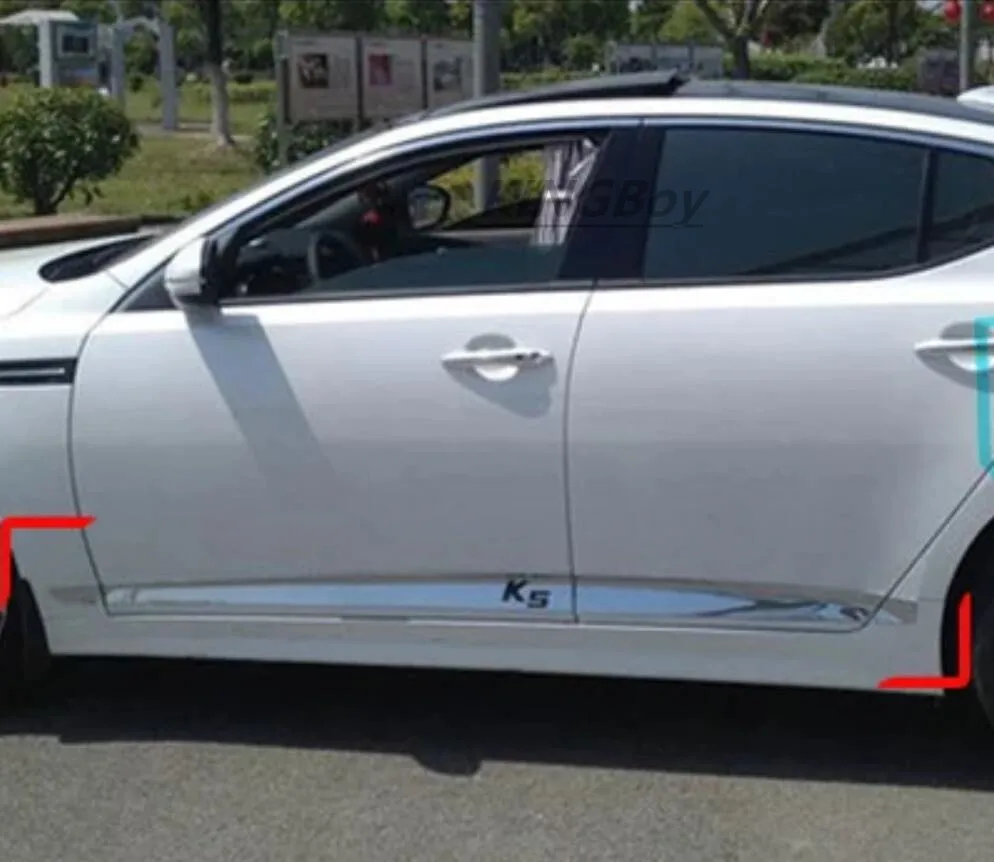 2011-2015 for Kia K5 High quality ABS Chrome body side moldings door decoration | Автомобили и мотоциклы