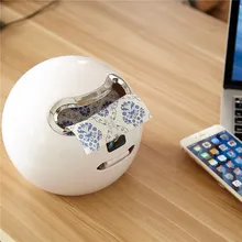 Креативный мультфильм Шарообразная коробка для салфеток санитарный рулон бумага для хранения ванная комната Спальня наклейка на крышку в туалете бумажные коробки держатель