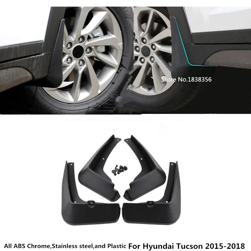4 шт. пластиковые Брызговики для Hyundai Tucson 2015 2016 2017 2018|mud guard|mud flaps splash guardsmud guards |