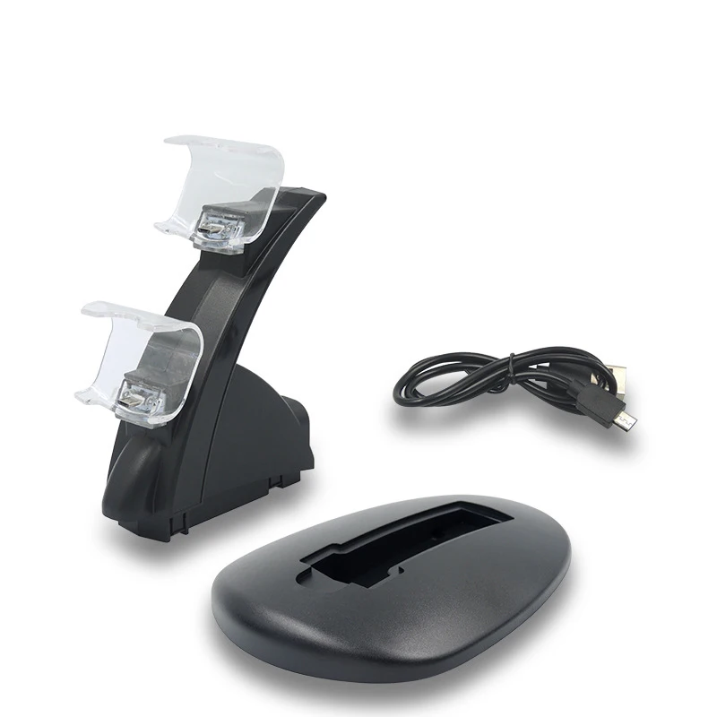

Dual Controllers Charger Charging Dock Stand Station For PS4 slim pro Game Gaming Handle Wireless Controller Console