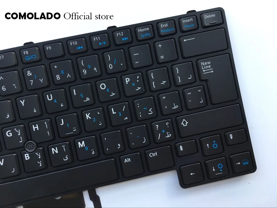 AR Arabic keyboard for Dell Latitude E6430U E6430S E6330 6530U 6430u with point laptop keyboard AR Layout (2)