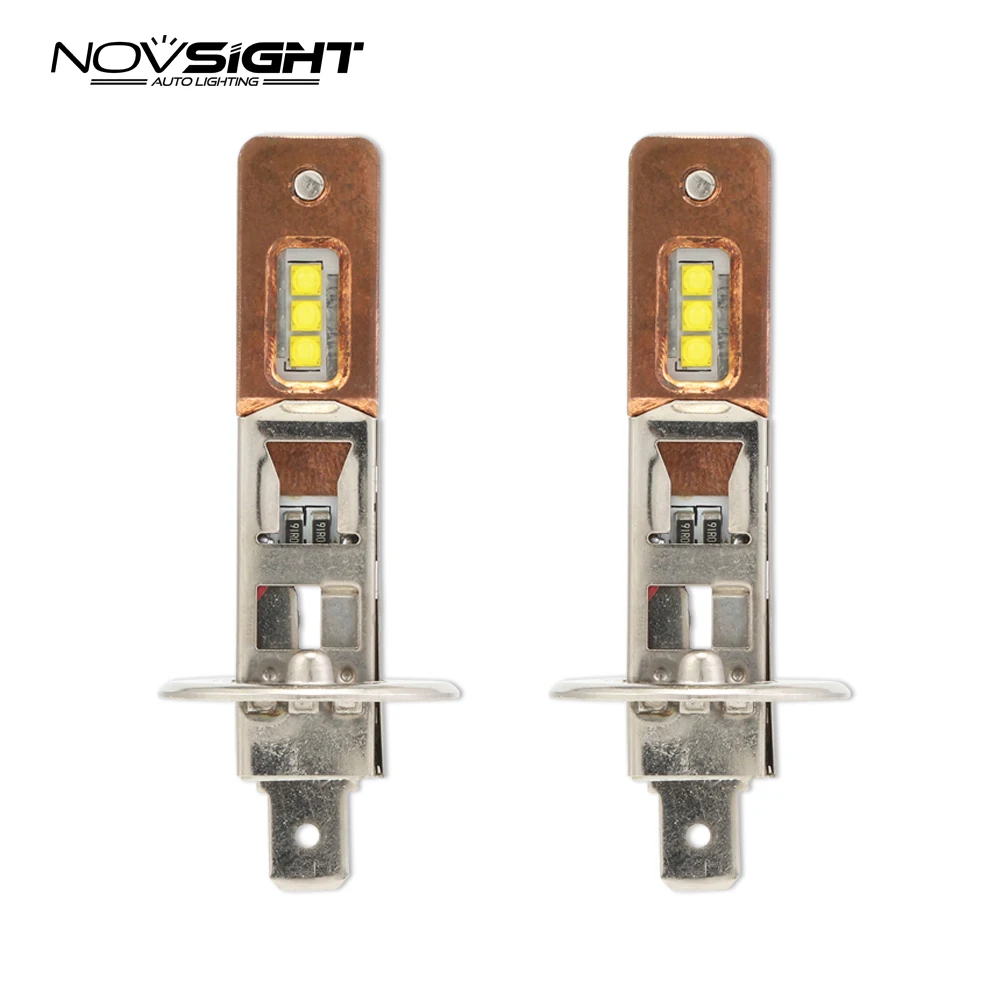 

NOVSIGHT Fog Light LED H7 Car Bulbs ZES 60W 1800LM 12v Car Lighting Auto Led H1 H7 H11 9006 9005 Fog Lamp for Car Accessories