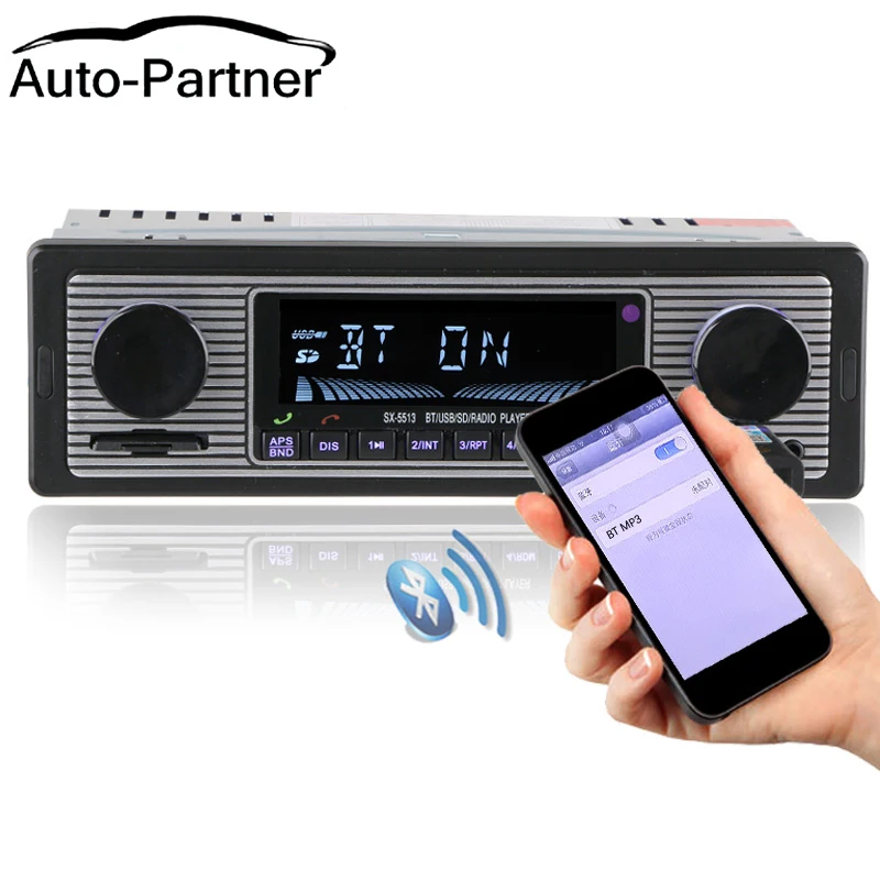 NEW 12V Car Radio Player Bluetooth Stereo FM MP3 USB SD AUX Audio Auto Electronics autoradio 1 DIN oto teypleri radio para carro