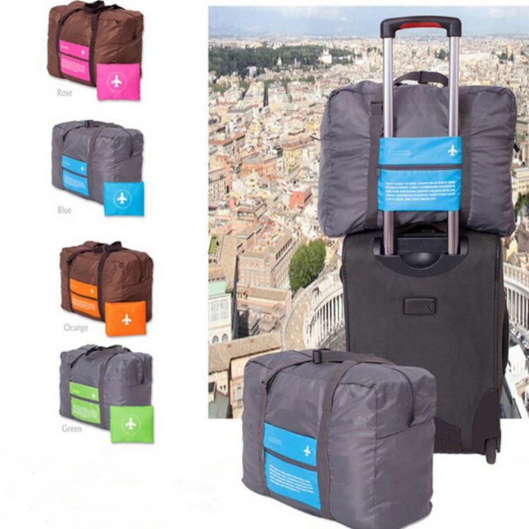 32L Foldable Super Lightweight Large Capacity Storage Luggage Bag For Travel Camping Or Gym Can