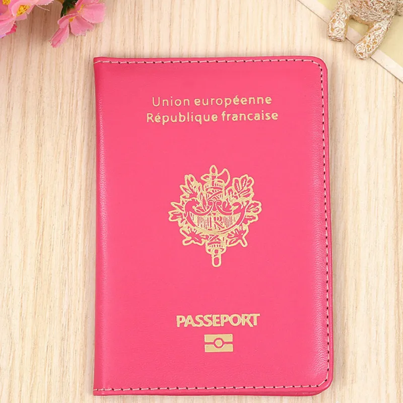 Женский кошелек из искусственной кожи для путешествий яркая обложка чековой