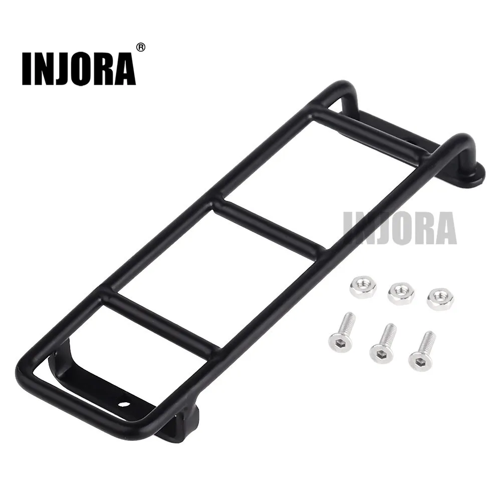 

INJORA 1PCS Straight/Curved Metal Black Ladder Stairs for 1:10 RC Rock Crawler Traxxas TRX4 Axial SCX10 90046 D90