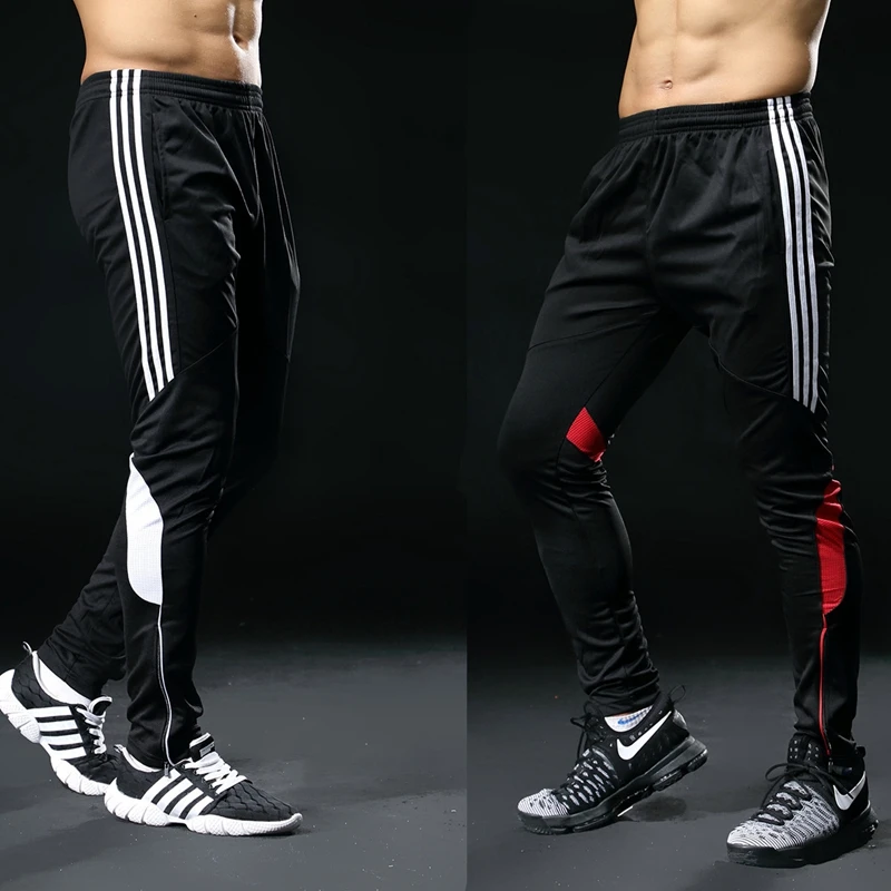 2018 New Men Sports Training Pants Fitness Gym Running Football