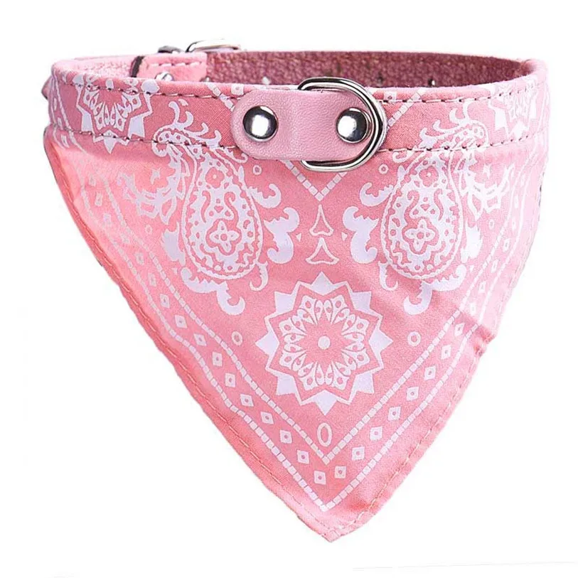 30,5 см/36,5 см бандана для собак Регулируемый для собаки кошка шеи шарф галстук бабочка галстук бандана воротник шейный платок собака аксессуары 40JA24 - Цвет: pink neck 36.5cm