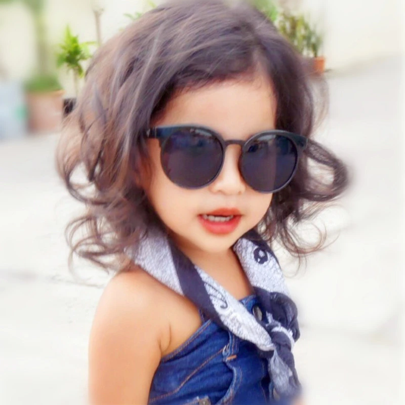 Высококачественные очки детские брендовые Детские солнцезащитные очки для девочек детские очки UV400 очки прозрачные розовые солнцезащитные очки