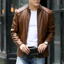 Neue Mode Lederjacke männer Slim Fit wildleder Mantel herbst Winter Kleidung für Männer Oberbekleidung PY8823