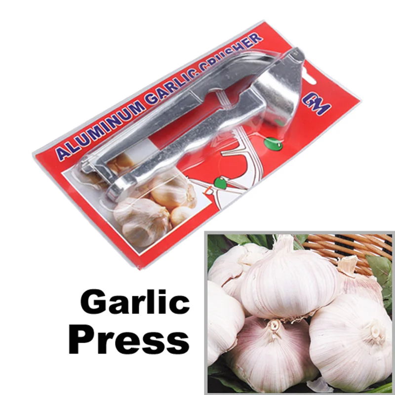 Garlic Ginger Press Crusher Aluminum Alloy Cooking Tool Kitchen Gadgets DTT88