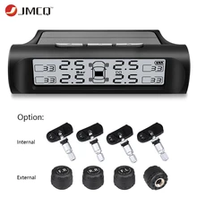 JMCQ Car TPMS Solar Charging Tire Pressure Monitoring System auto Alarm System Auto Safe Wireless With 4 Internal sensor Monitor JMCQ Car TPMS Solar Charging Tire Pressure Monitoring System auto Alarm System Auto Safe Wireless With 4 Internal sensor Monitor