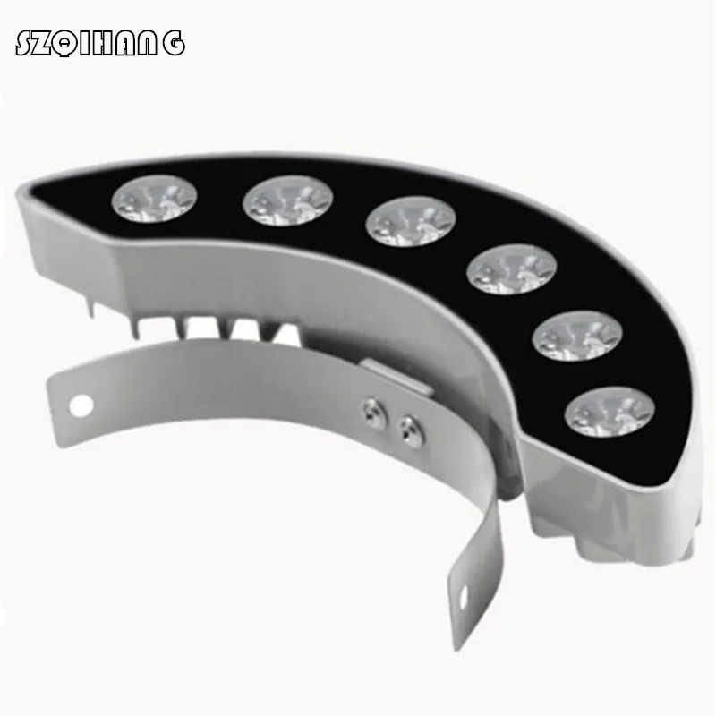 Livre à Prova Led ao ar Venda Quente Telha Luz Telhado Paisagem Dip67 Água Ip67 Curva Ondulado Lâmpada Crescente 6 w Led