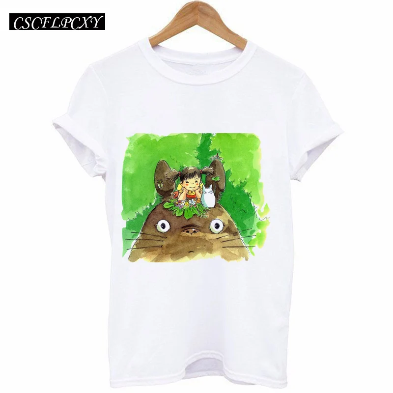 Fashion-2016-Slim-T-shirt-Women-Summer-Tops-Cartoon-Neighbor-Totoro-Print-T-Shirt-Plus-Size.jpg_640x640 (8)