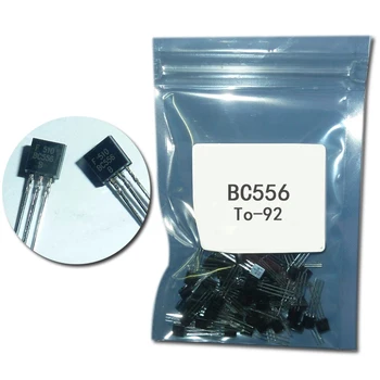 

100pcs/lot bc556 to92 transistor assortment set transistor kit BC556 TO-92 power transistor DIP 0.1A 65v original ransistor