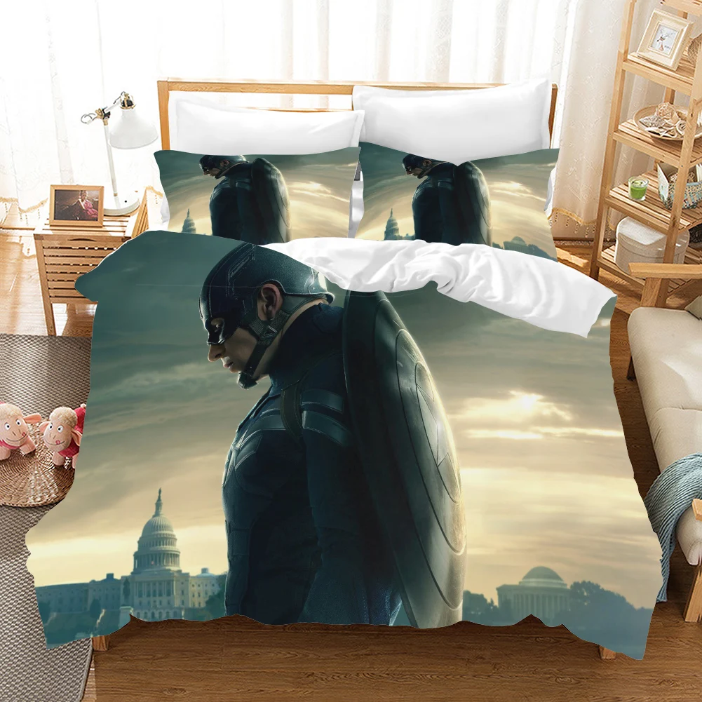 The Avengers iron Man 3d bedding set Duvet Covers Captain America Spiderman Thor Pillowcases comforter bedding sets bed linen The Avengers iron Man 3d bedding set Duvet Covers Captain America Spiderman Thor Pillowcases comforter bedding sets bed linen