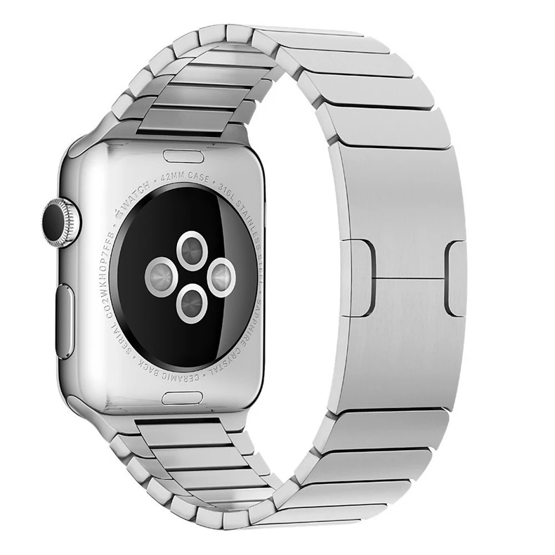 Ремешок Lerxiuer из нержавеющей стали для apple watch band apple watch 4 apple watch 4 0 мм 38 мм 42 мм 44 мм аксессуары для наручных часов