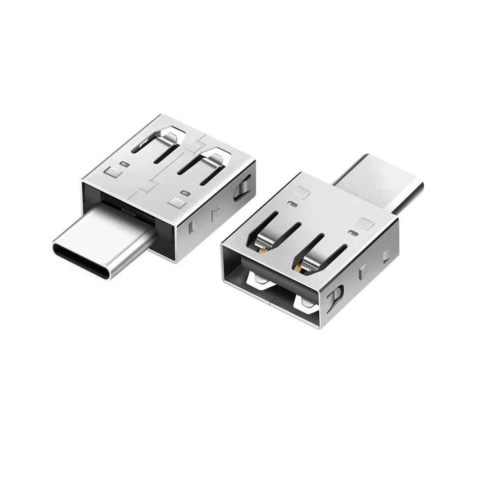 Металлический Тип C USB-C для подключения к usb-адаптеру USB 2,0 адаптер конвертера OTG для samsung S9 адаптер кабель цена по прейскуранту завода-изготовителя, Прямая поставка