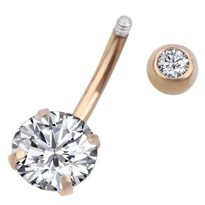 1pcs Stainless Steel Navel Piercing Belly Button Rings Body Piercing Navel Sexy Jewellery Women Piercing
