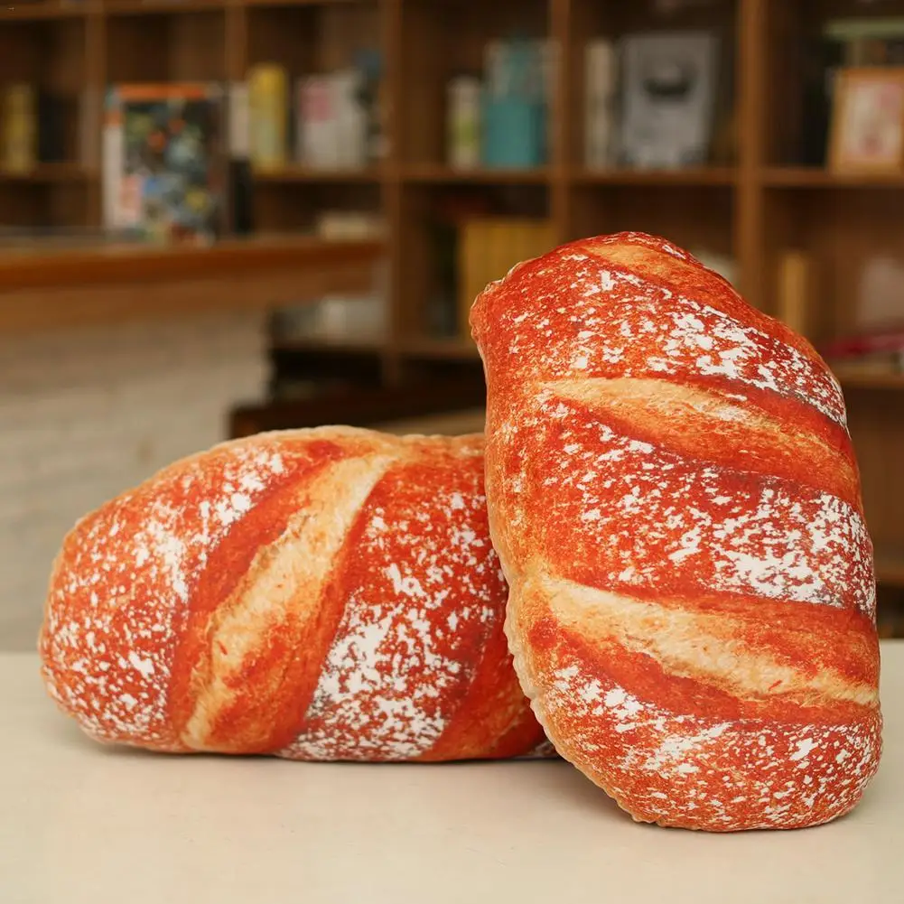 

Creative Simulational Plush Bread Shape Pillow Funny Food Nap Pillow Plush Nap Cushion Kids Toy Birthday Gift For Children