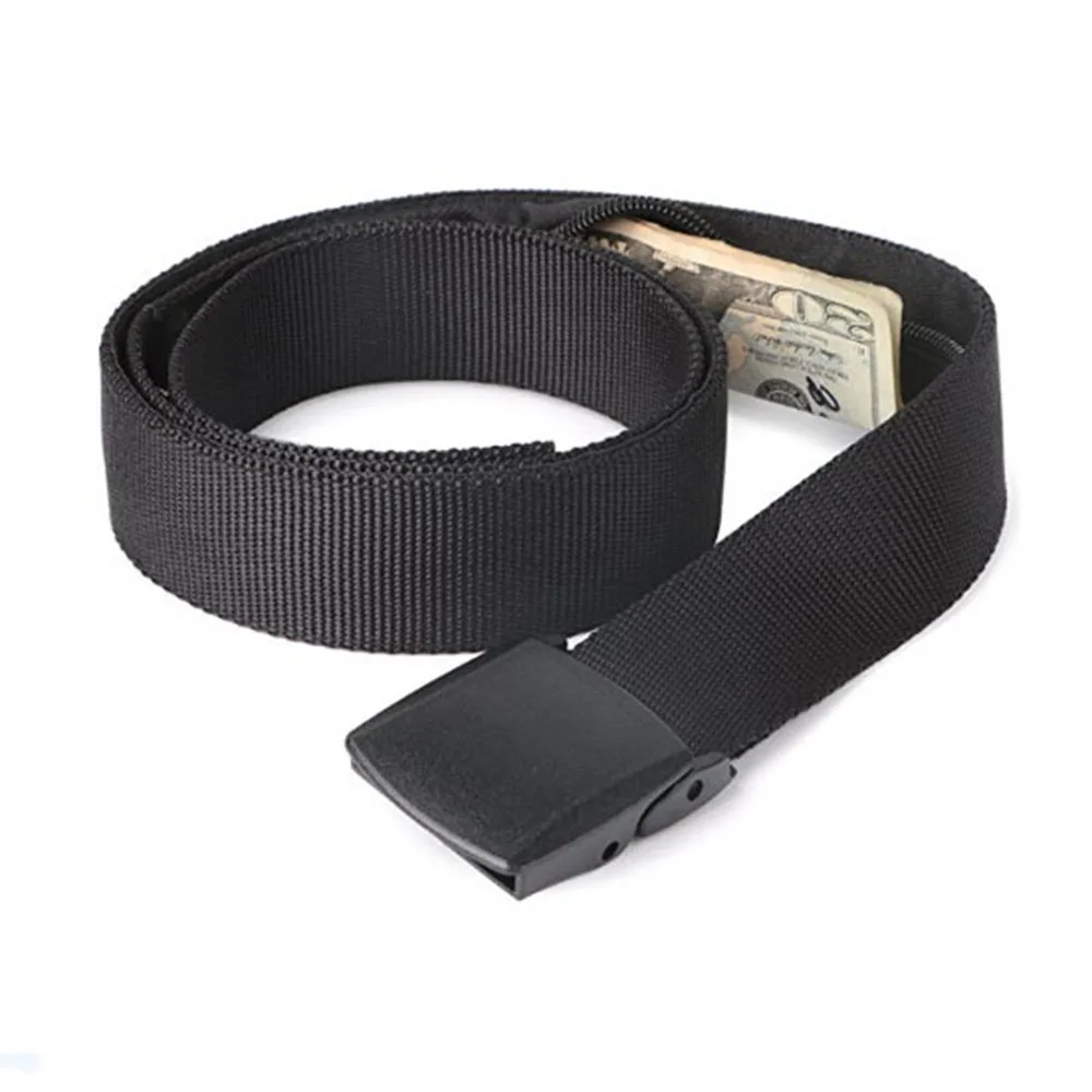 

Hidden Cash Travel Security Money Belt Discreet Safe Slim Anti-Theft Waist Pouch fanny waist pack