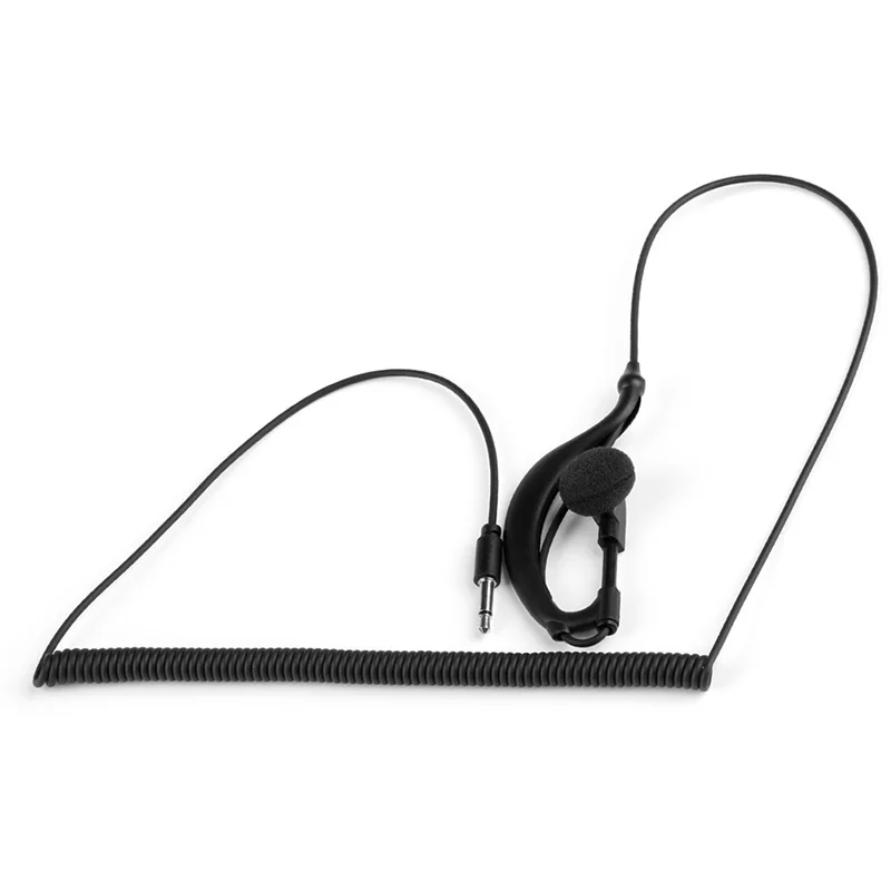 

Ear Hook Earphone 3.5mm G Shape Jack Listen Only Earpiece Headset For KENWOOD Radio Speaker Mic for Walkie-talkie