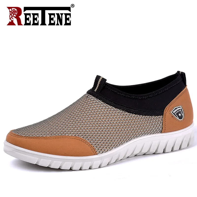 REETENE 2019 الصيف شبكة حذاء رياضة ل حذاء رجالي تنفس الرجال حذاء كاجوال الانزلاق على الذكور أحذية المتسكعون عارضة المشي 38 -48 REETENE 2019 الصيف شبكة حذاء رياضة ل حذاء رجالي تنفس الرجال حذاء كاجوال الانزلاق على الذكور أحذية المتسكعون عارضة المشي 38 -48