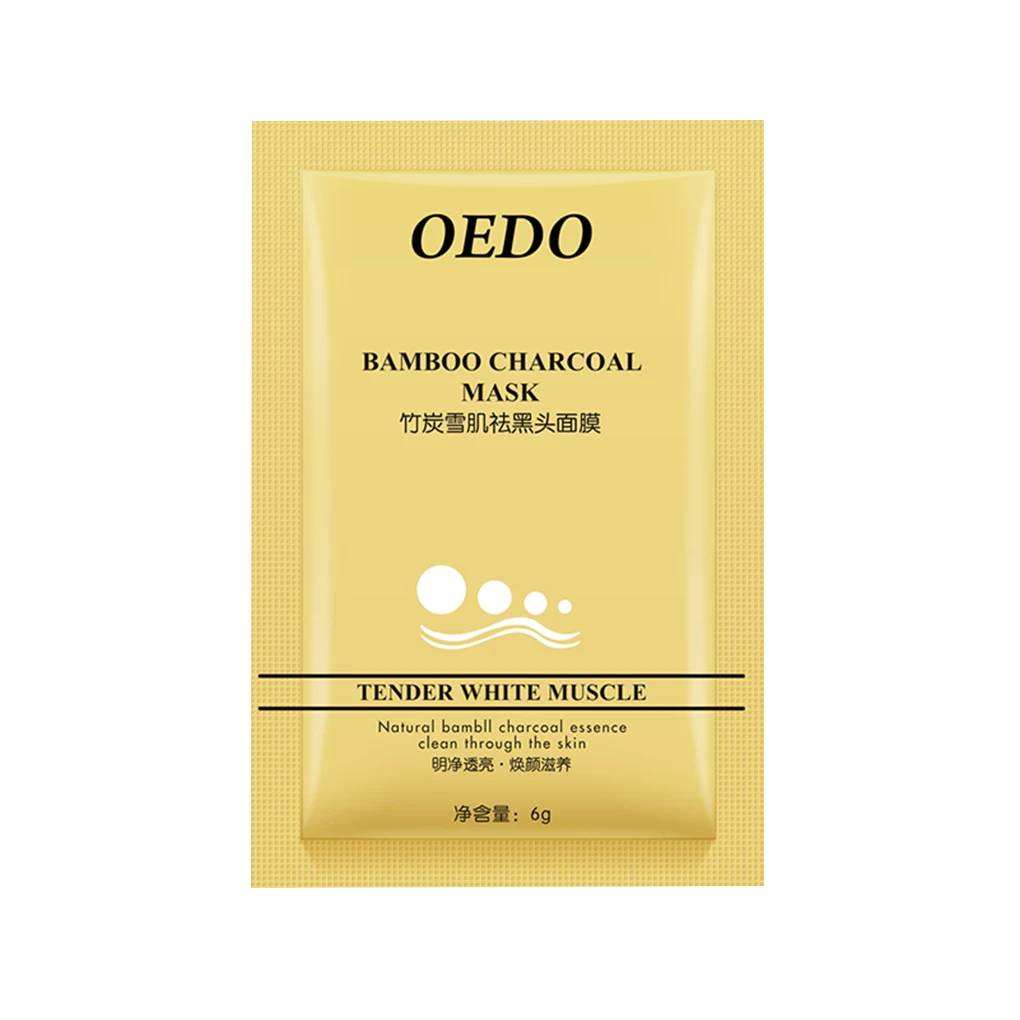 10 шт. oedo бамбуковые угольная для черных точек маска для удаления Осветление кожи улучшение темных материалы для кожи