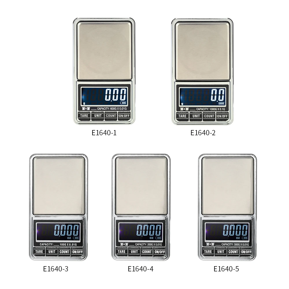 

Professional Mini Digital Scale Kitchen Jewelry weight Electronic Pocket Scale Precision Balance with black carrying pouch