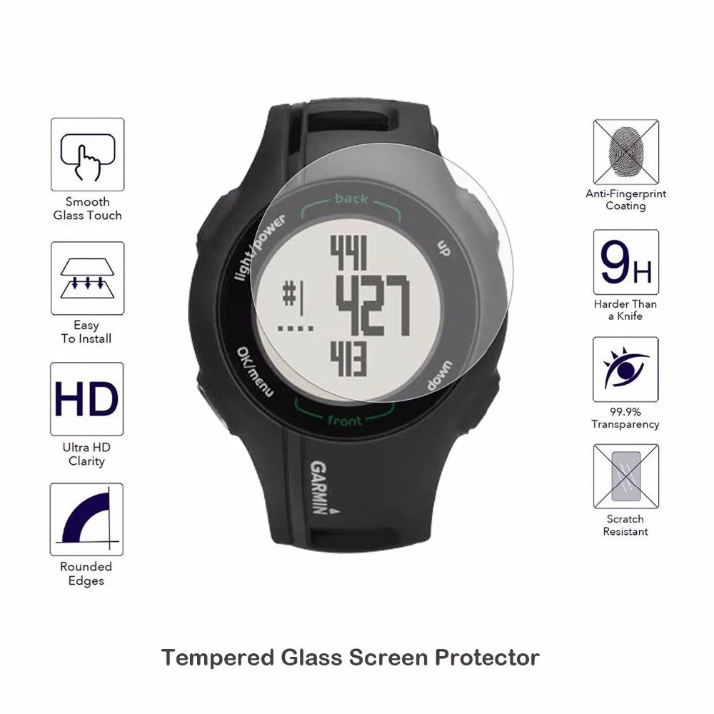 9 H закаленное Стекло ЖК-дисплей Экран Protector Щит Плёнки Обложка для Garmin подход S1