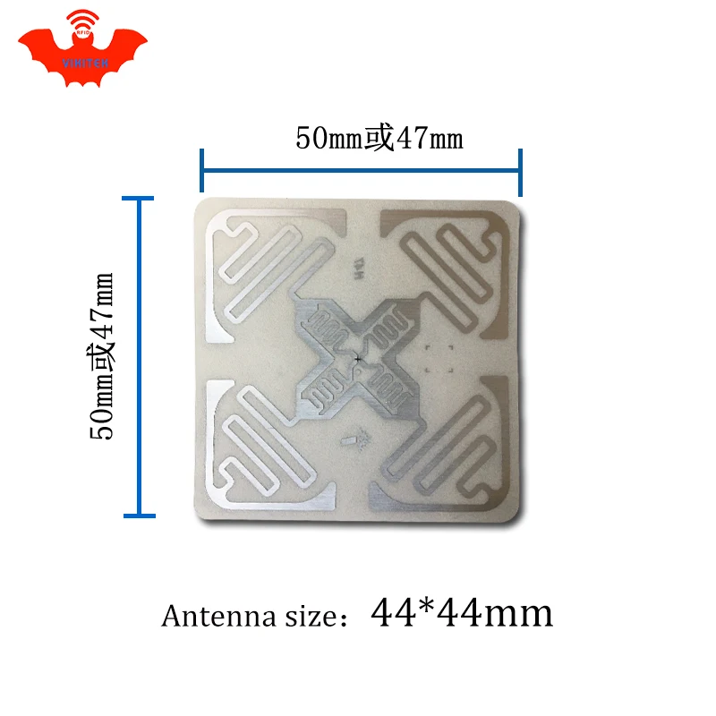 RFID метка UHF стикер Impinj H47 мокрой инкрустация 915 МГц 900 868 МГц 860-960 МГц Higgs3 EPCC1G2 6C Смарт клей пассивный RFID метки RFID этикетка