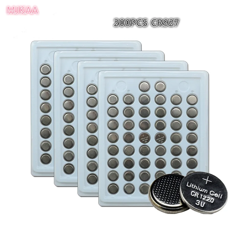 

200pcs 100% New CR1220 3V Lithium Button Cell Batteries Watch Coin Battery Car Remote Control CR1220 ECR1220 LM1220