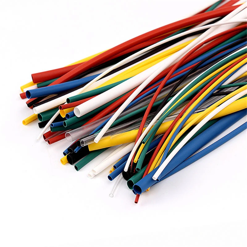 

70Pcs 5 Sizes 7 Colors Polyolefin New Electric Unit Part Car Electrical Cable Heat Shrink Tube Tubing For Wrap Sleeve Assorted