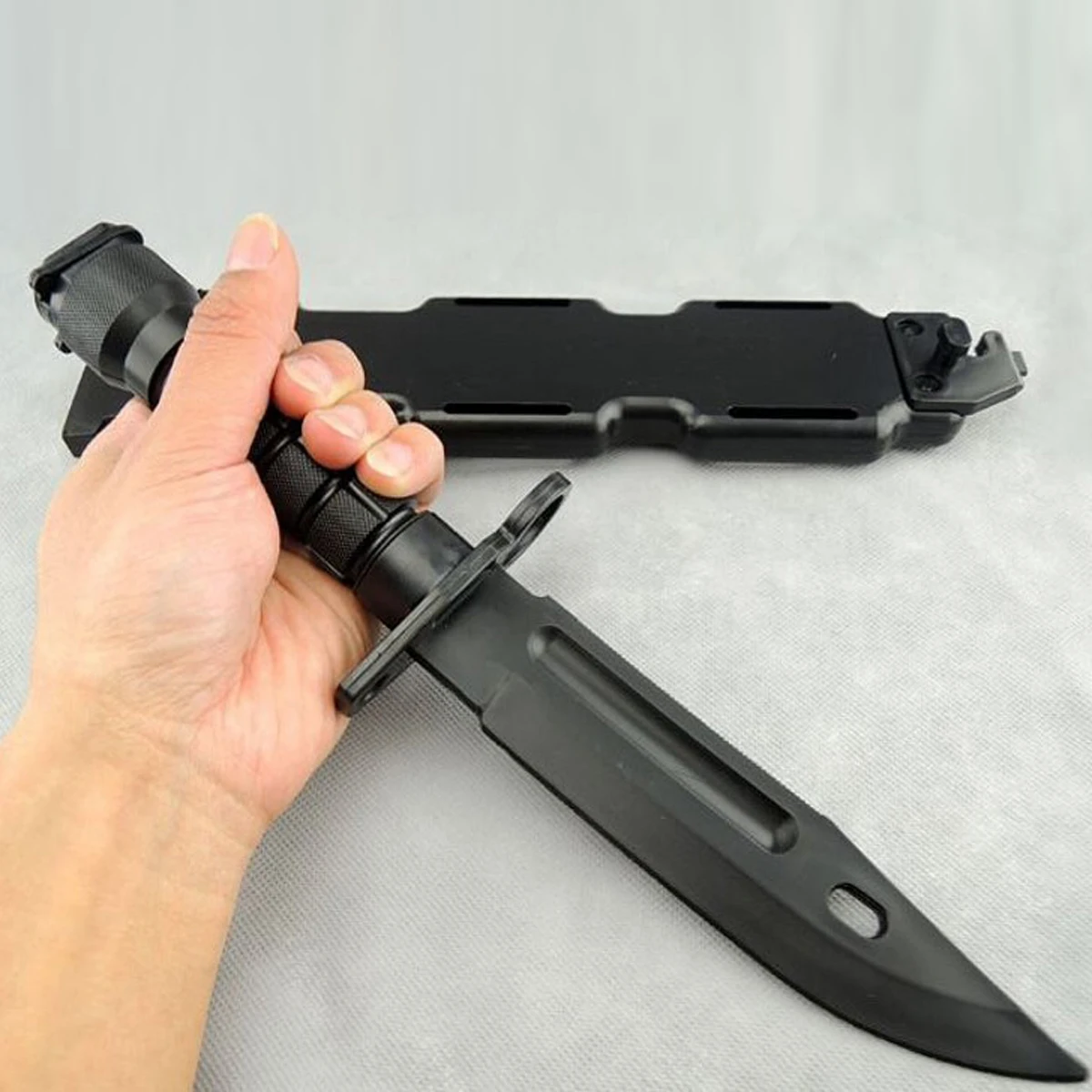 

Military Enthusiasts Birthday Gift CS Cosplay Toy Sword Training Props First Blood 1:1 Tactical Knife Model Rubber Dagger
