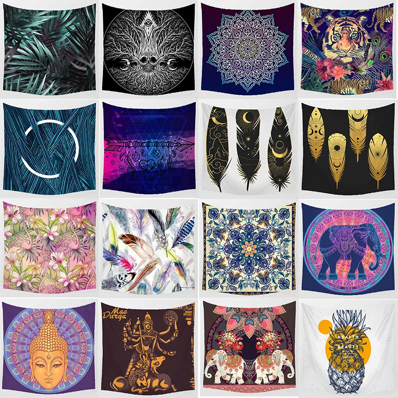 

Mixture styles square tapestries wall hanging tapestry home decoration wall tapestry tapiz pared 1500mm*1500mm