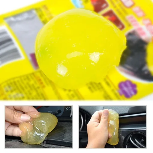 

CITALL yellow Magic Car Vent Air Outlet Storage Box Panel Door Handle Dust Glue Cleaner For Ford Audi A4 BMW E90 VW Golf Kia Rio