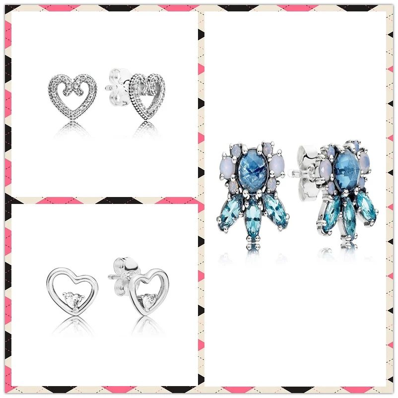 

SHINETUNG 1:1 S925 Sterling Silver Simple Personality Earrings For Women Jewelry Gifts