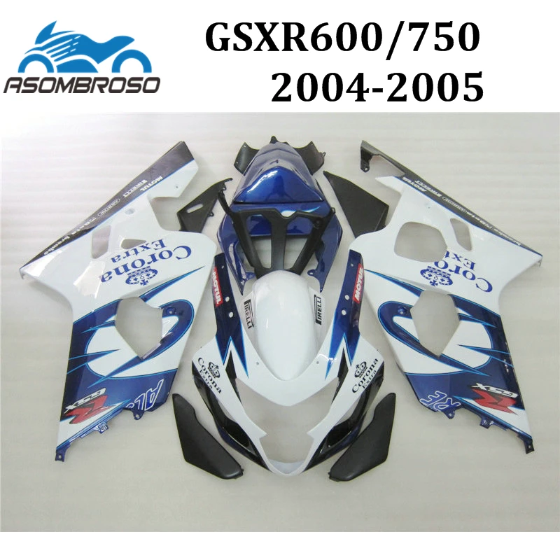 ABS plastic Fairings kit For Suzuki 2004 2005 GSXR750 GSXR600 custom