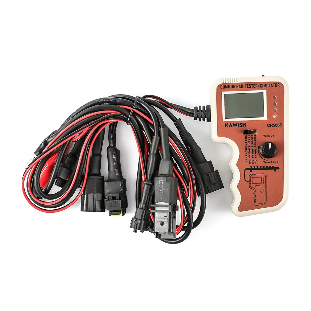 CR508 дизель Common Rail тест давления er и симулятор для Bosch Delphi Denso датчик тестовый инструмент диагностические инструменты высокого давления