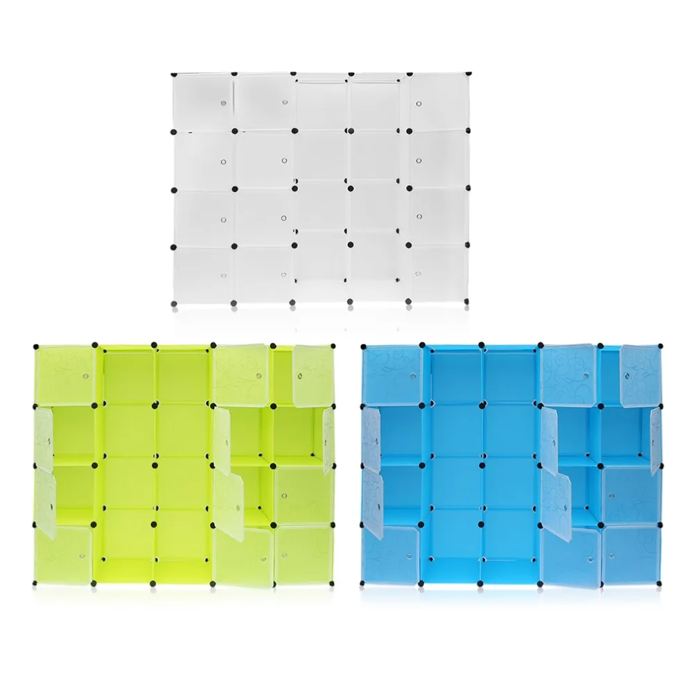 12 شبكات + 2 صفوف خزائن بسيطة الراتنج صندوق تخزين مجلس الوزراء DIY تجميعها اضافية كبيرة سحرية الطفل خزانة خزانة المنظم