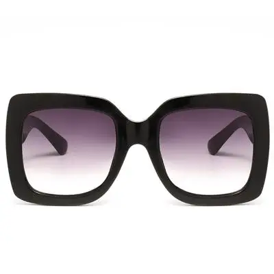 Солнцезащитные очки женские Квадратные Солнцезащитные очки новые модные брендовые дизайнерские негабаритные солнцезащитные очки UV400 зеркальные очки de sol - Цвет линз: C1