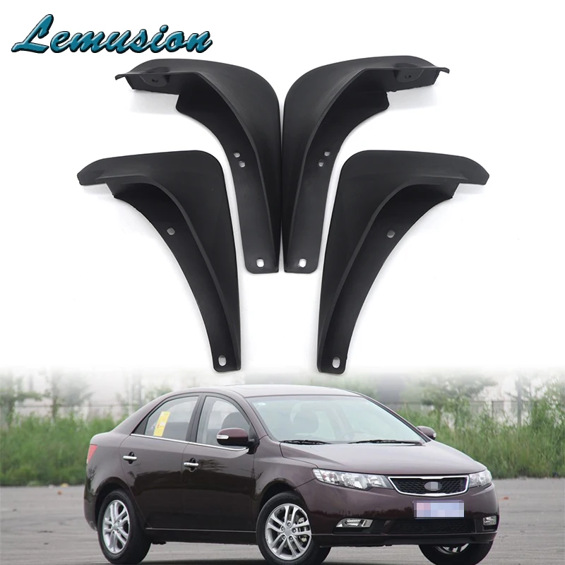 

1Set Car Front Rear Mudguards For KIA Cerato/ Forte 2008 2009 2010 2011 2012 4Doors Sedan Accessories Mudflap Car-styling Fender