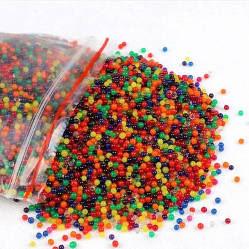 

Water Beads 3000pcs Pearl Soil Water Beads Gel Ball For Flower Mud Grow Magic Jelly Balls Decoration Drop Shipping 2018a4