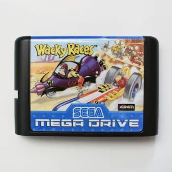 

Wacky Races 16 bit SEGA MD Game Card For Sega Mega Drive For Genesis