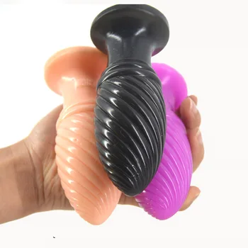 FAAK promotion cheap anal plug screw thread butt stopper dildo woman butt pussy stimulate sex toy for women erotic fetish 1